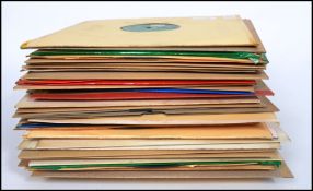 A collection of early 20th century 78rpm records to include country music, jazz, blues etc with