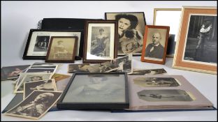 A good collection of early 20th century Edwardian theatre and operatic photographs, autographs and
