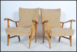 A pair of vintage mid 20th century his and hers op