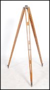 A good early 20th century wooden theodolite tripod
