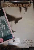 An 1980's The Smiths ' The Queen Is Dead ' poster together with a Morrissey promotional poster for