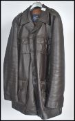 A 1970's / 1980's Benedyk brown leatherette jacket ( think The Professionals )with the label to