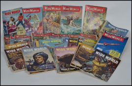 a collection of vintage mid century ' The Wide World ' The True Magazine For Men. Dating from 1960