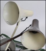 A group of three retro 20th century industrial Her