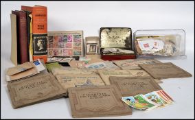 A collection of stamps from the 20th century to include album bound and loose. Also a good