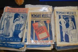 A large collection of mostly antique issues of Women's Weekly magazine. The earliest dated 1913.