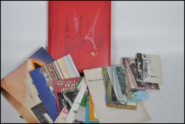 Railway. Album of postcards plus various pieces of