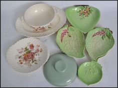A collection of six pieces of 1930's Carlton Ware