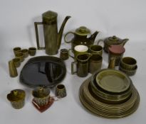 A collection of vintage retro 20th century ceramic