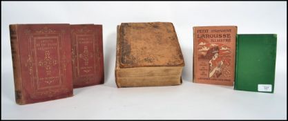 A collection of vintage books dating back from the