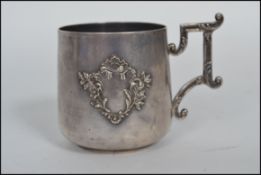 A French Silver Christening cup believed by Alphon