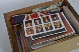 ROYALTY collection. Box with postcards, publicatio