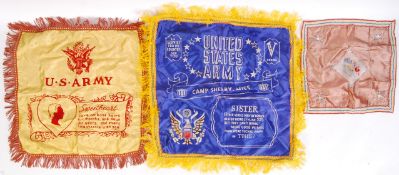 WWII US ARMY SWEETHEART CUSHIONS