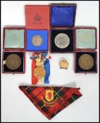 Local Interest: A group of early 20th century Bristol related medallion coin medals to include two