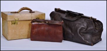 A vintage 20th century Mappin and Webb retailed Snakeskin hand bag together with a stunning