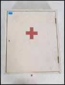 A 20th Century schools' first aid box in white pai