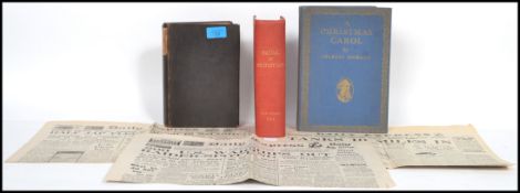 Military books to include Manual Of Military Law sixth edition approx 1916, signed by Major H