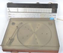 A retro 20th century Bang and Olufsen Beogram 1200 record deck together with a Bang and Olufsen