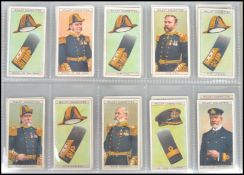Cigarette Cards; An album of complete sets of vintage cigarette cards. All Wills's (Admiral,