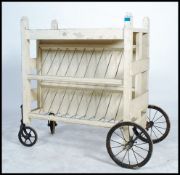 A 20th Century scratch built school canteen trolle