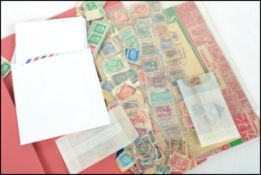 A collection of pre and post decimal foreign stamps to include Third Reich Nazi German stamps,