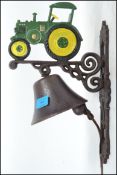 A 20th Century cast metal outside door bell with a