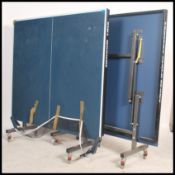A contemporary table tennis table by Knight Table Sport - model number i-512. The table folding