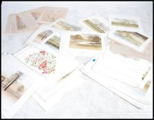 A very large collection of Royal Academy large unframed prints to include wildlife, floral,