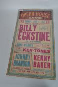 A vintage 1956 promotional theater poster for an e