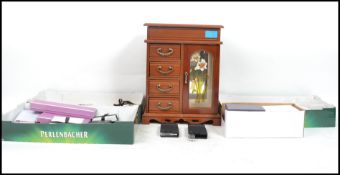 A collection of vintage, retro and contemporary costume jewellery to include both gents and ladies