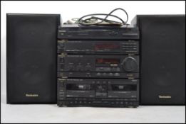 A collection of vintage 1980s Hifi Technics equipment to include a JL-Jllor, Remote Synchro Stx933l,