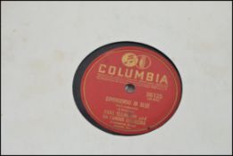 A collection of vintage Jazz records on 78rpm form