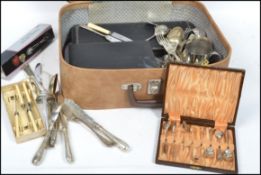 A good collection of vintage silver plated wares t