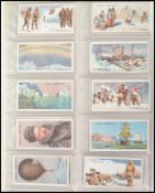 Cigarette Cards; An album of complete sets of vintage cigarette cards. To include Players, and