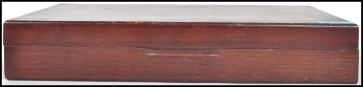 A vintage complete 44 piece silver plated canteen of cutlery by Viners decorated in the Kings