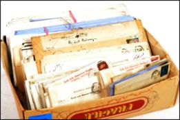 Ex Solicitors vault. Bundle of legal documents, letters and envelopes with Queen Victoria stamps (