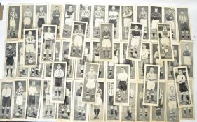 A collection of fifty - one Topical Times Portrait cards of Star Footballers containing cards to