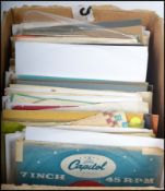 A good collection of 45rpm singles - records to include Adam Faith, Maureen Evans, Julie Evans,