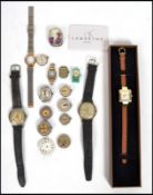 A collection of vintage watches movements and dials to include Avia, Oris, Record, Ledo, Cimier,