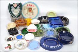 A collection of vintage 20th century advertising point of sale breweriana / tobacco smoking