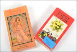 Two packets of retro 20th century tarot cards, to include a pack of  Renaissance Tarot cards,