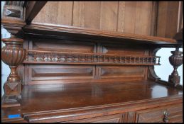 A 19th century French  buffet du corps, the pair o