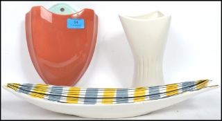 A group of three mid century retro ceramics to inc