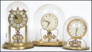 A group of vintage 20th century anniversary clocks