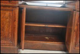 A large and Impressive Victorian  burr walnut inve