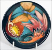 A Moorcroft ceramic tube lined coaster pin dish de