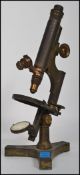 A 19th century monocular microscope, R. & J. Beck