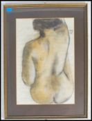 A 20th century framed and glazed portrait pastel s