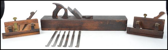 A group of vintage 20th century woodworking planes