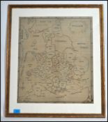 A framed and glazed early 19th century needlepoint